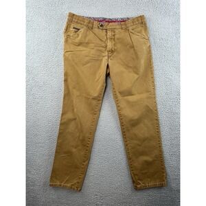 Meyer Pants Mens 36x32 (Fits 35x30) Brown Chicago Chino Fit Flat Front